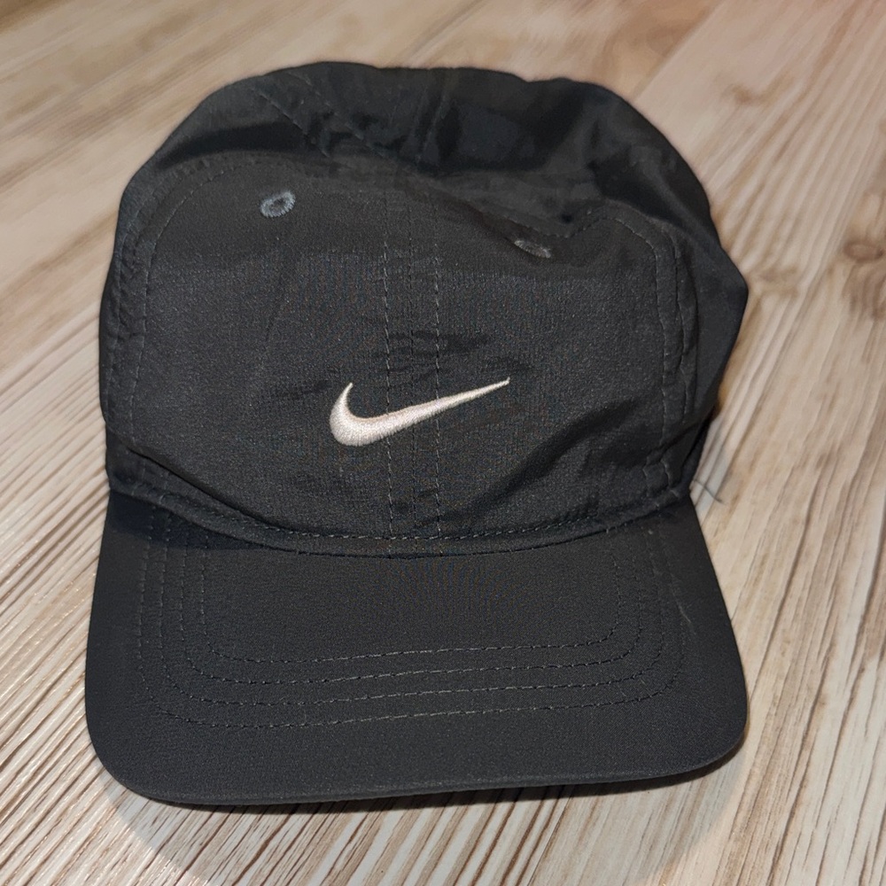 Nike Black and White Logo Hat